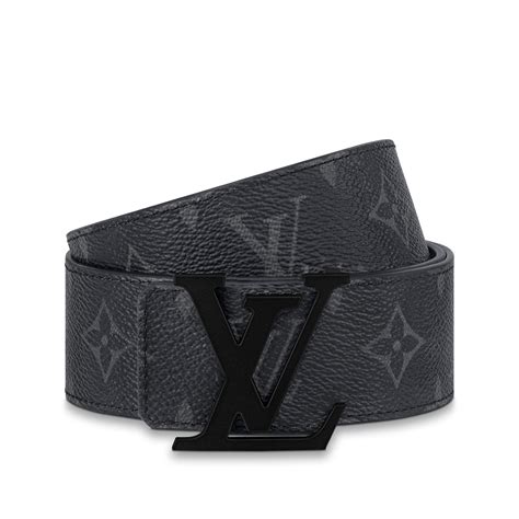 black Louis Vuitton eclipse belt